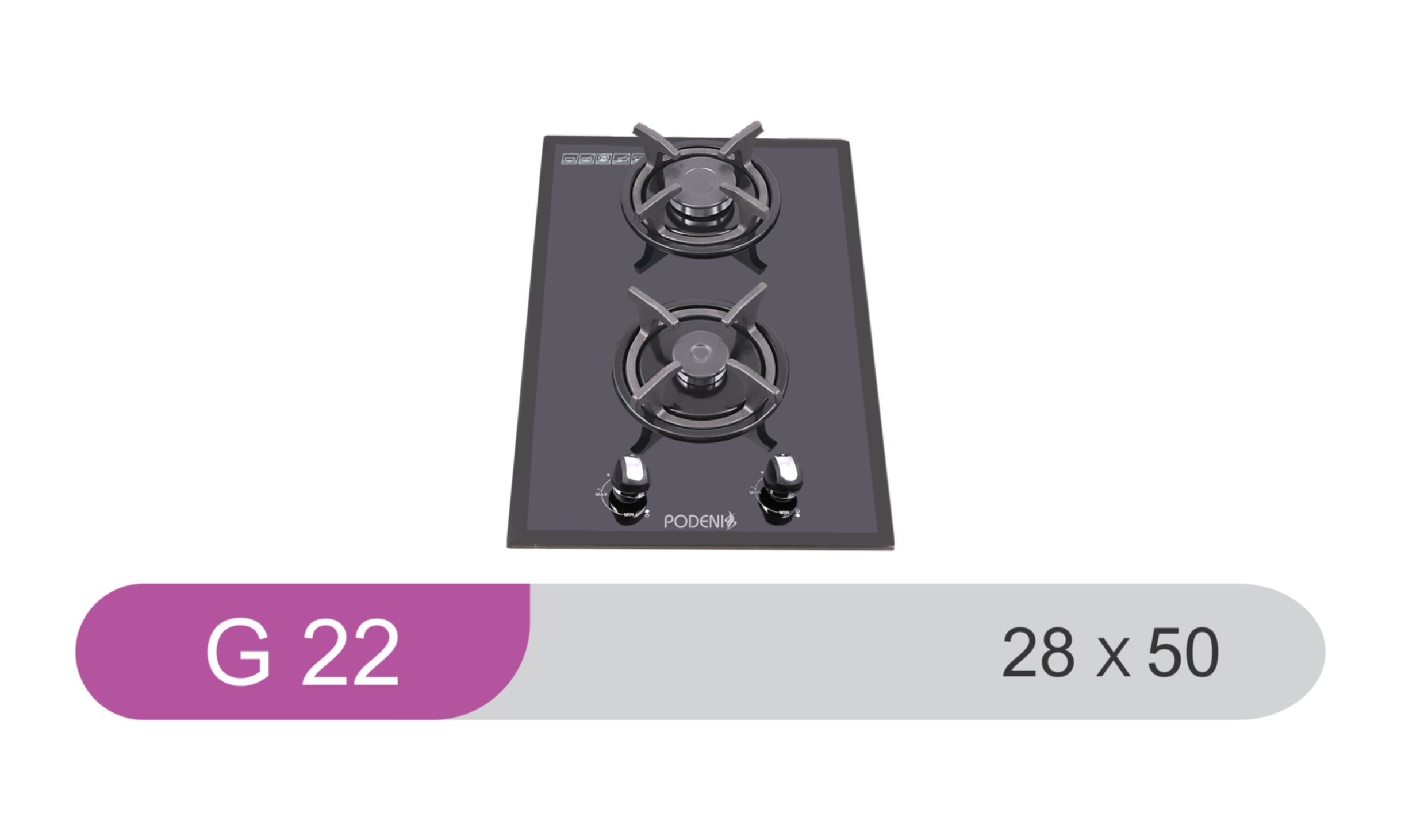 اجاق گاز صفحه ای پودنیس مدل G22